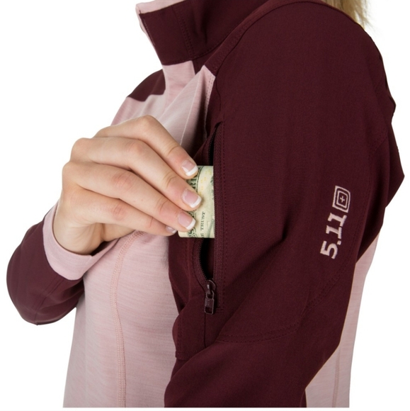 NWT 5.11 Tactical Women's Rapid Half Zip Pullover - Picture 4 of 7